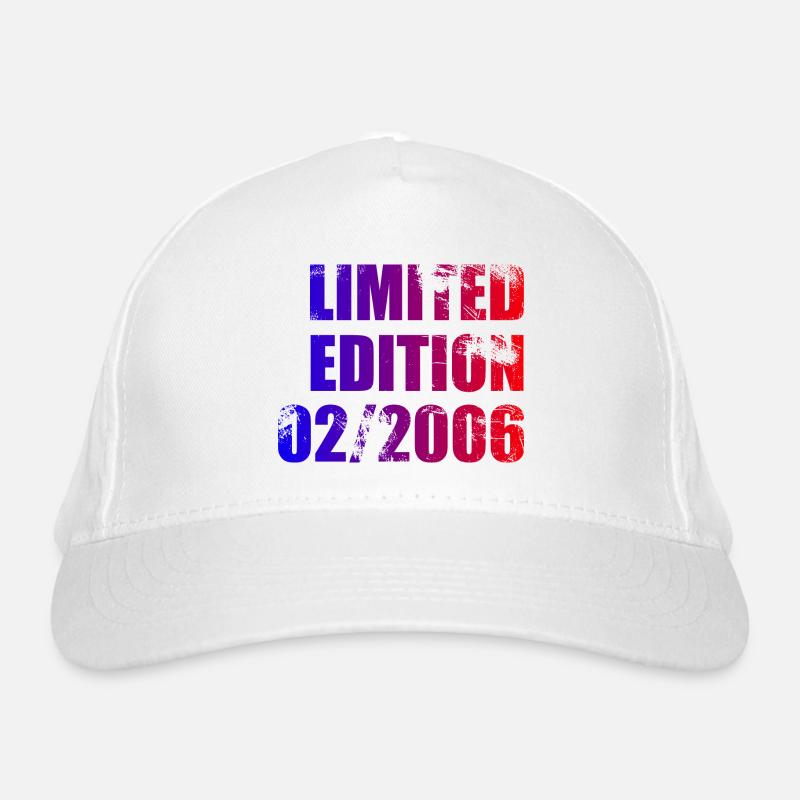 18. Geburtstag Limited Edition 02/2006 Bio-Baseballkappe