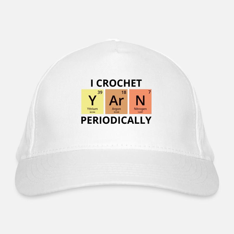 Crocheting Crochet Knitting Crocheter Yarn Funny Organic Baseball Cap