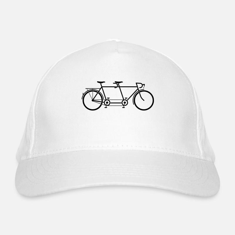 Tandem Bike Organic Baseball Cap