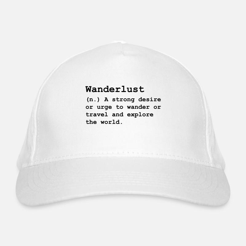 Wanderlust Organic Baseball Cap