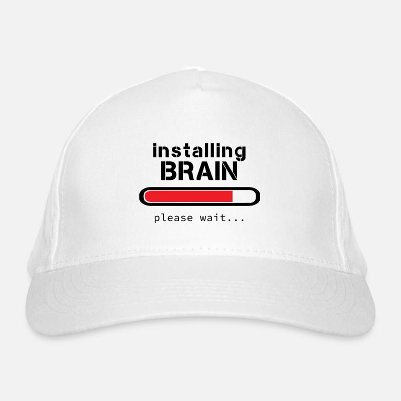 Installing Brain barre rouge Casquette classique bio