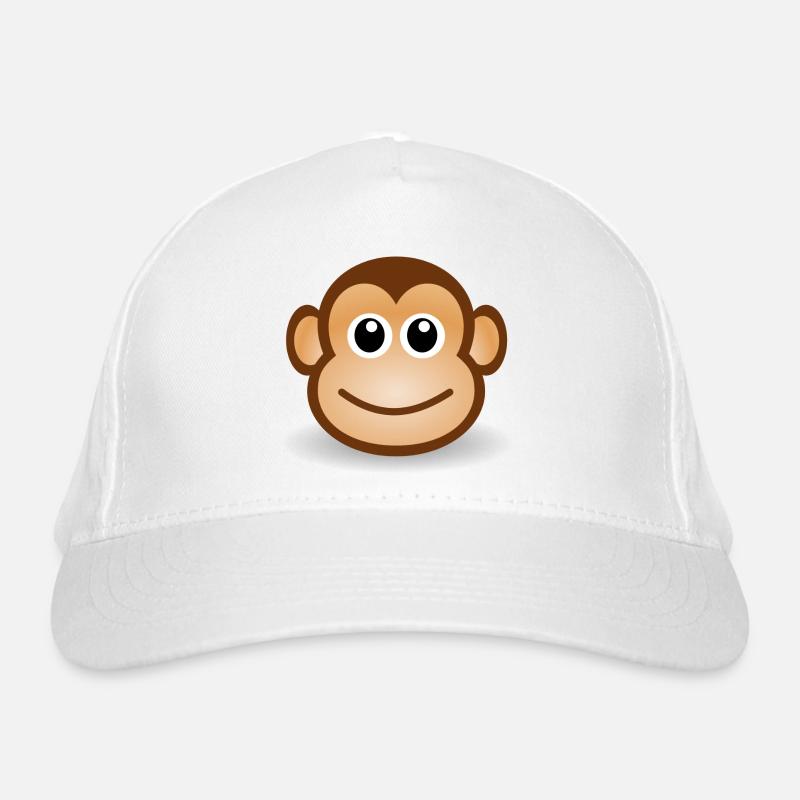 Affengesicht Geschenkidee Bio-Baseballkappe