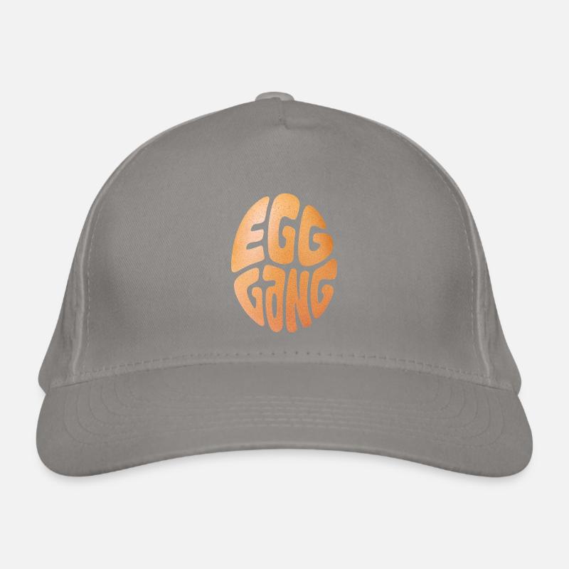 König der Eiertextur Bio-Baseballkappe