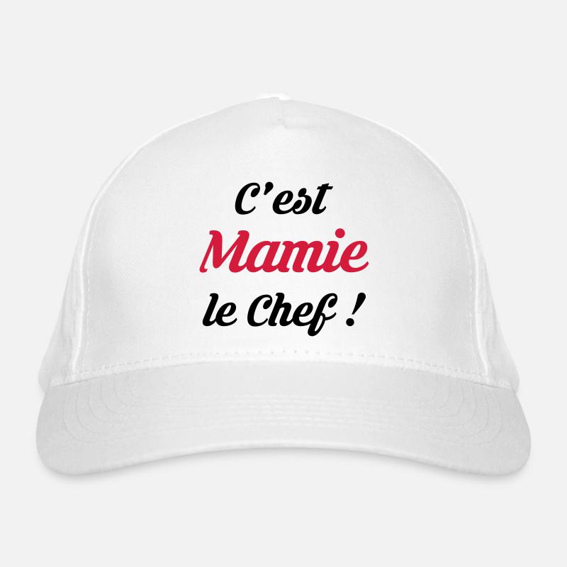 C'est Mamie le Chef ! Mamt Naissance Bébé Enfant Casquette classique bio