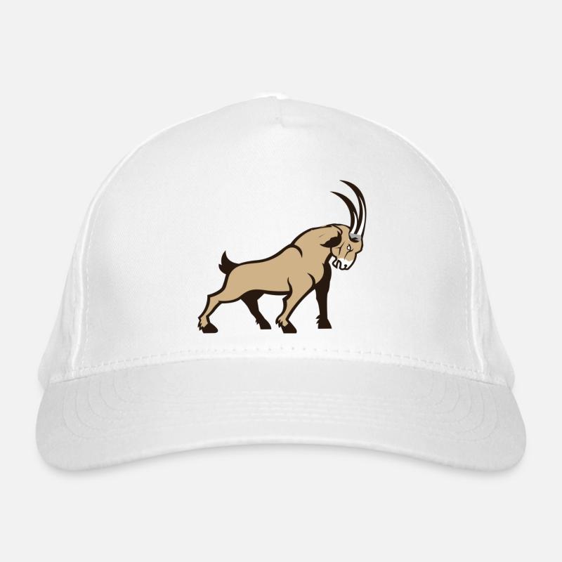 Illustration vectorielle de la gazelle dorée Capricorne Casquette classique bio