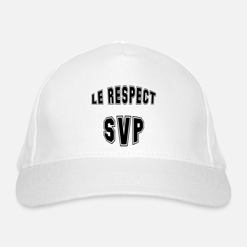 les respect Casquette classique bio