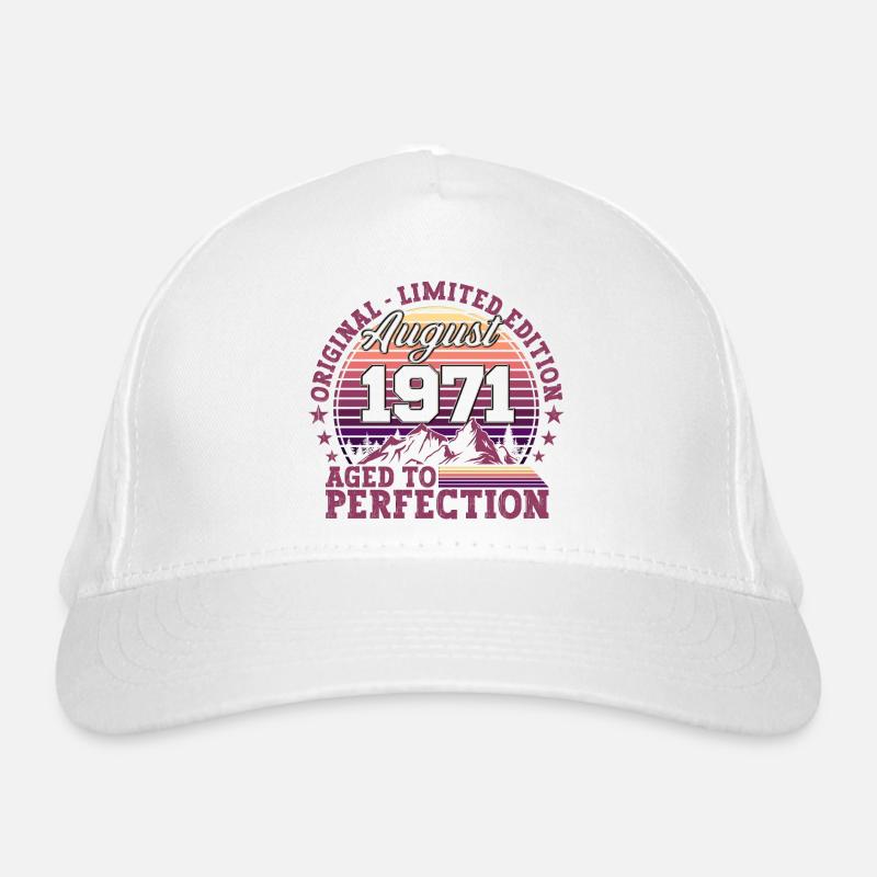 Original Août 1971 51st Birthday Fun Gift Casquette classique bio