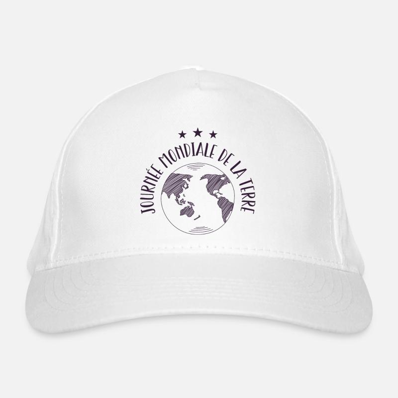 Welttag der Erde Bio-Baseballkappe