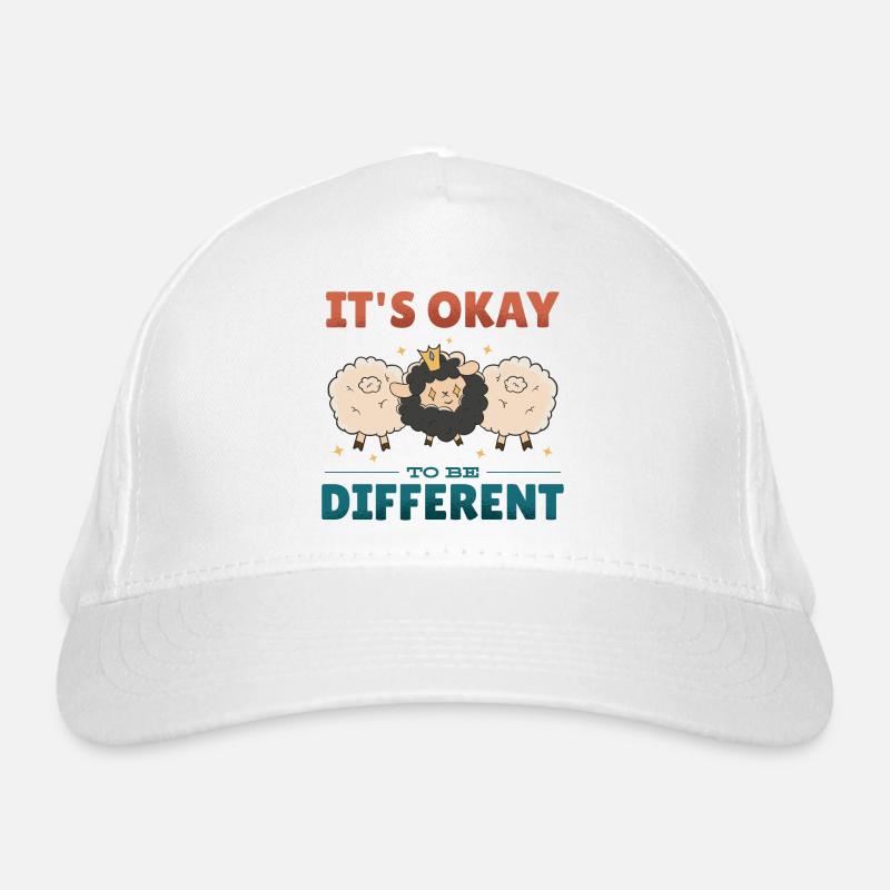 It's OK to be different Organic Baseball Cap