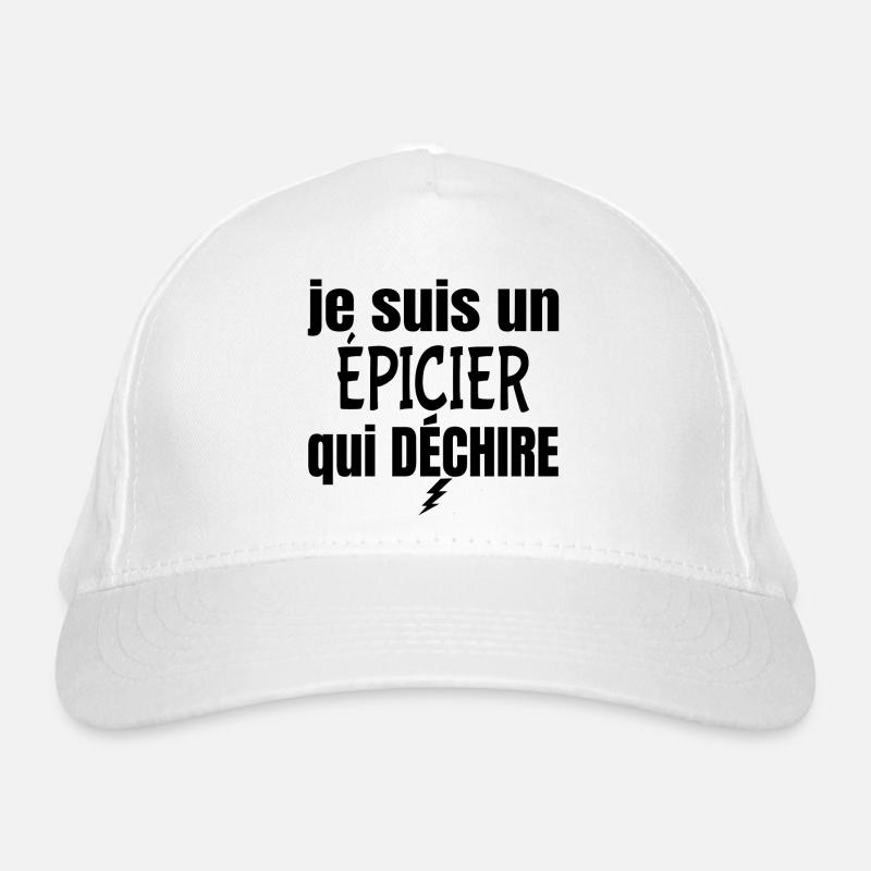 épicier qui déchire Casquette classique bio