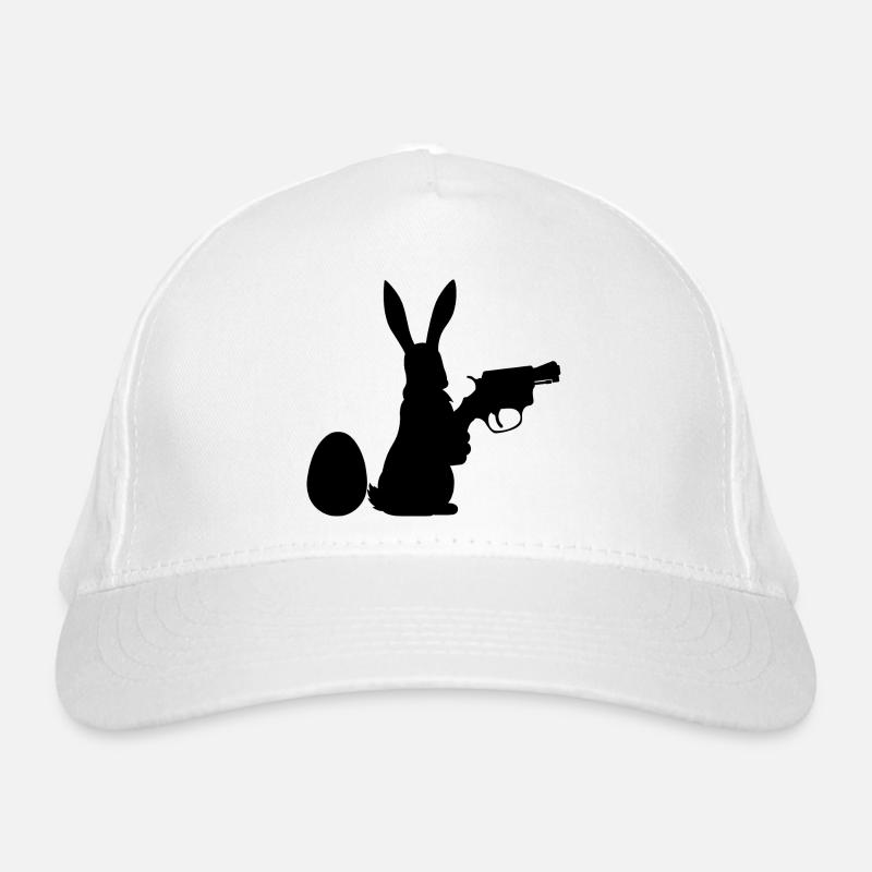 Bad Easter with Easter Egg Funny Organic Baseball Cap