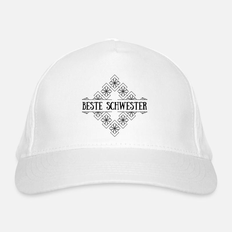 Beste Schwester Bio-Baseballkappe