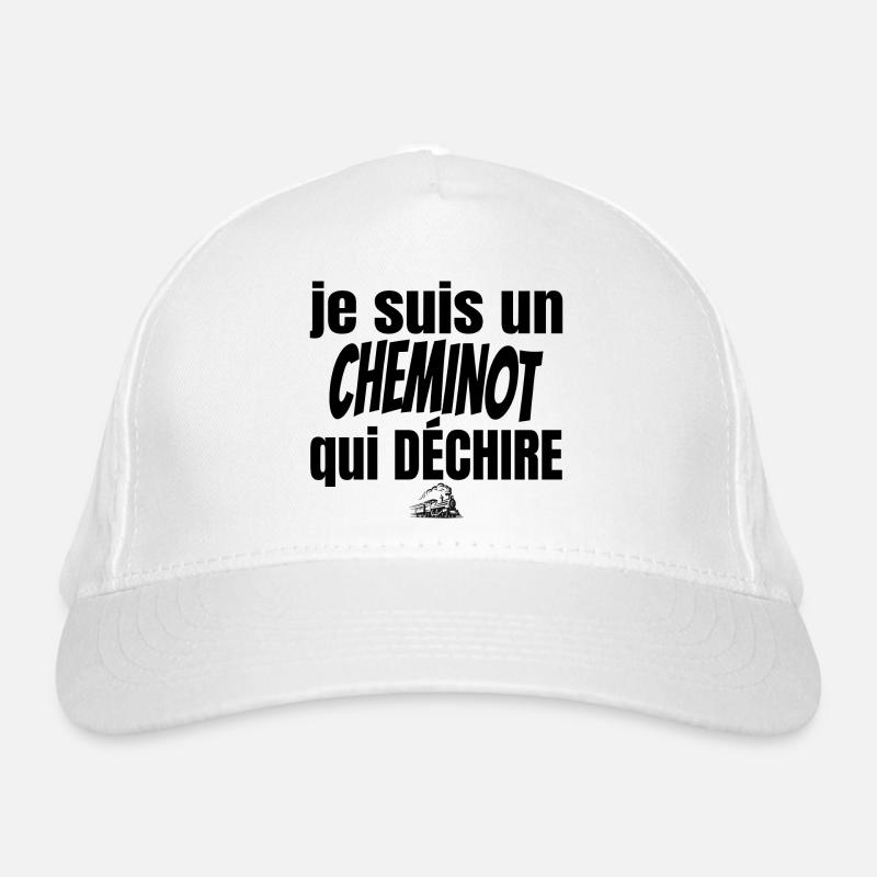 cheminot qui déchire Casquette classique bio