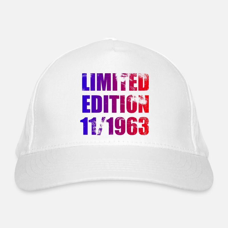 60th Birthday Edition Limitée 11/1963 Casquette classique bio