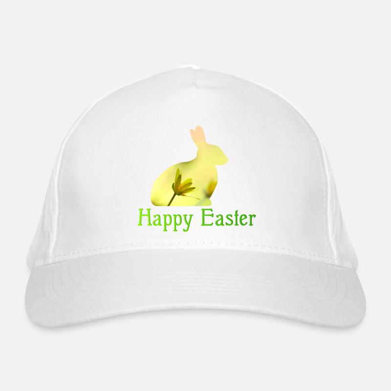 Happy Easter Organic Baseball Cap
