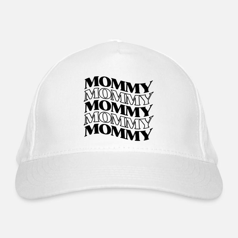 Mutterglück Mommy Retro Hippie für Muttertag Bio-Baseballkappe