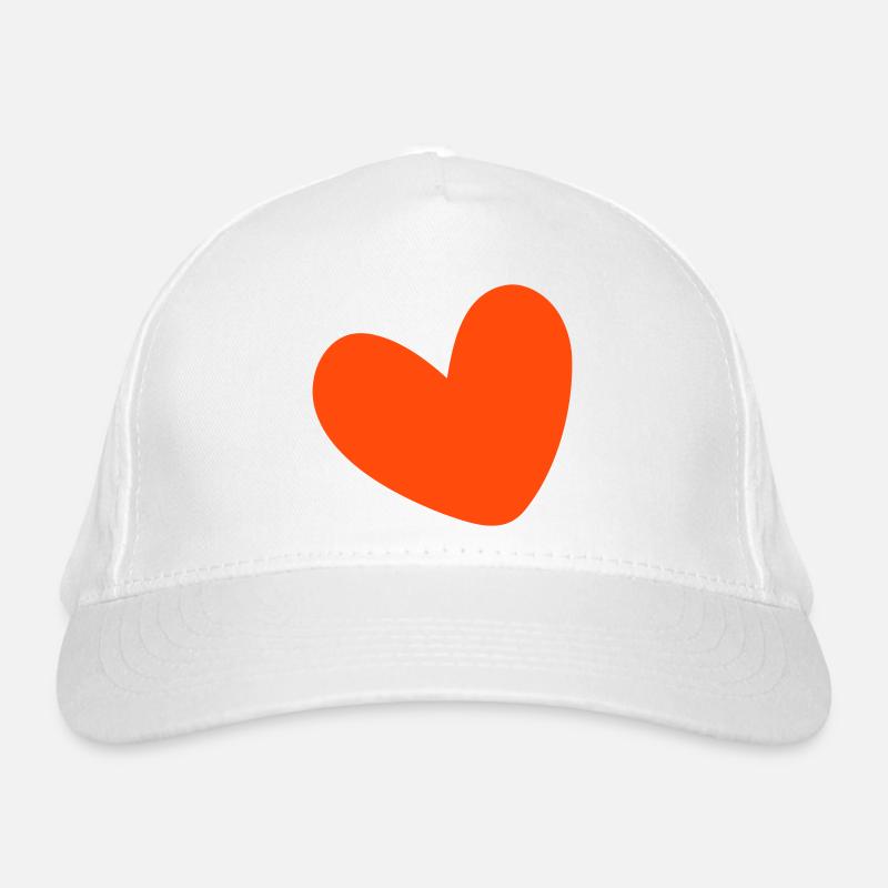 Coeur rempli de couleurs Casquette classique bio