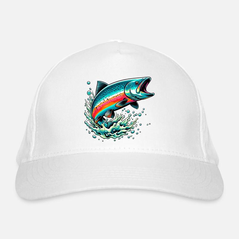 Lachs Bio-Baseballkappe