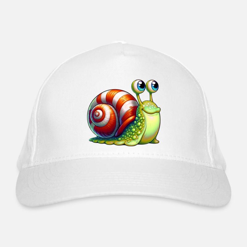 Schnecke Bio-Baseballkappe