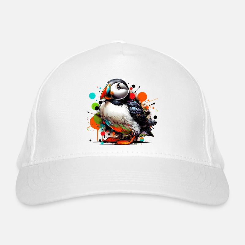 Papageitaucher Bio-Baseballkappe