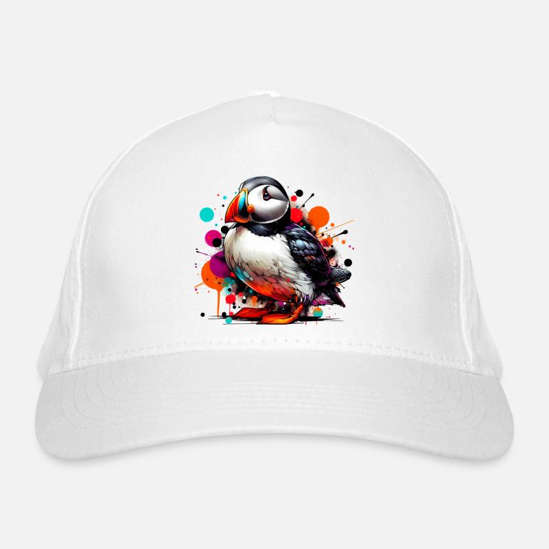 Papageitaucher Bio-Baseballkappe