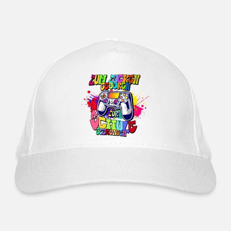 Graffiti Controller Neonfarben progamer Bio-Baseballkappe