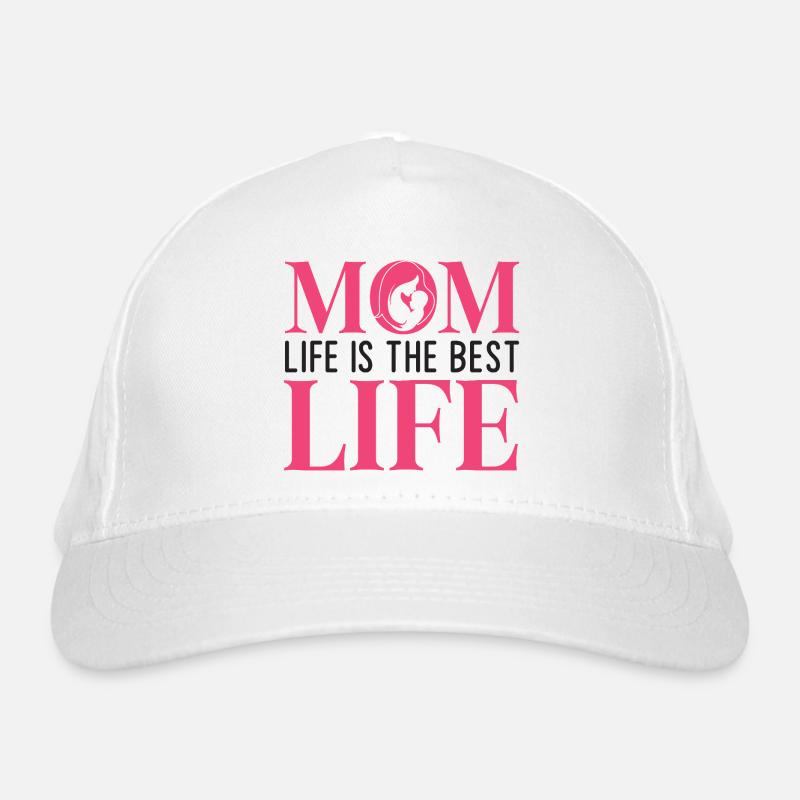 Das Leben der Mutter ist das beste Leben Bio-Baseballkappe