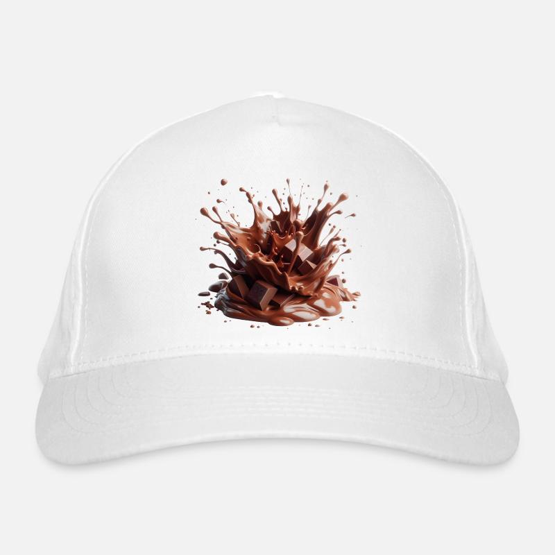 Chocolate eruption Organic Baseball Cap
