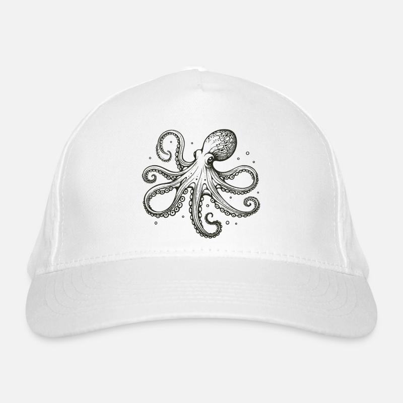 Oktopus Bio-Baseballkappe