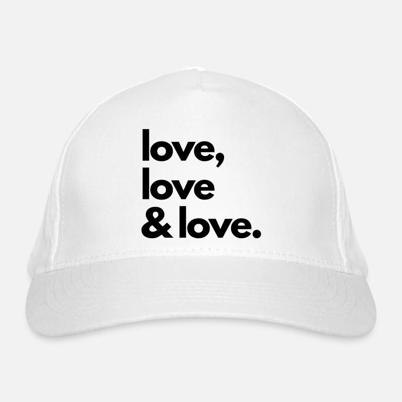 Love tote bag student kit Organic Baseball Cap