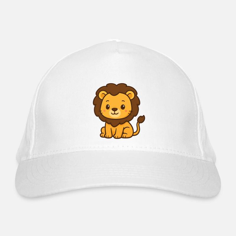Niedlicher Löwe Bio-Baseballkappe
