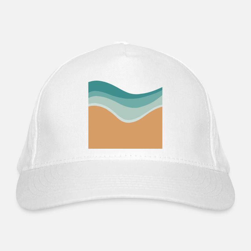 Minimal beach Organic Baseball Cap