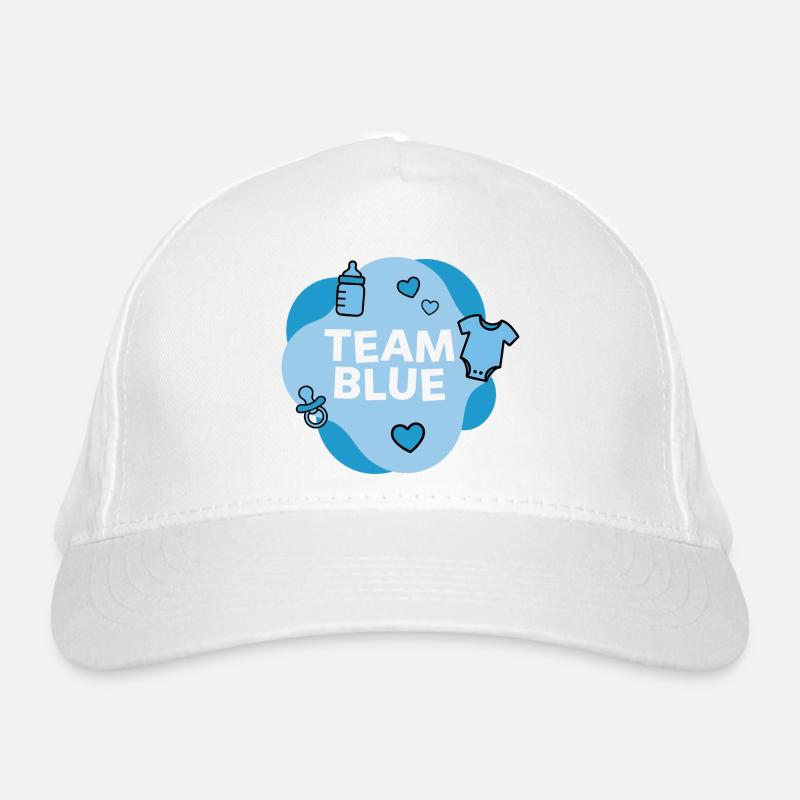 Conception de la Baby Shower Team Blue Casquette classique bio