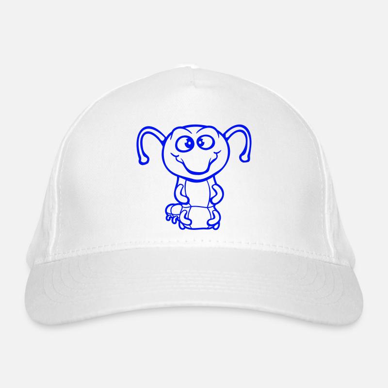 Chenille douce douce petits sourires amicale heureuse Casquette classique bio