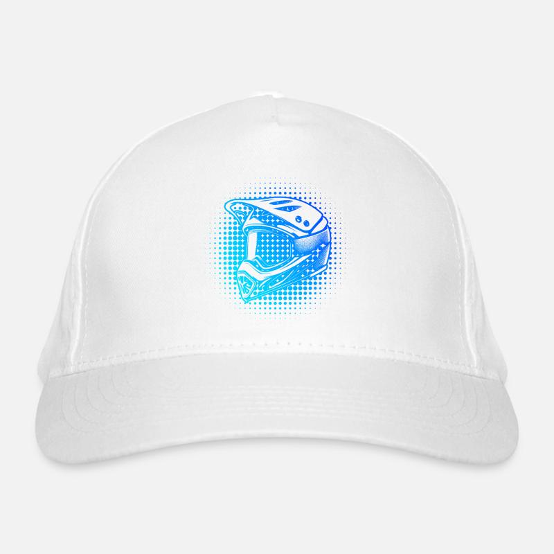 Conception numérique du casque de motocross Casquette classique bio