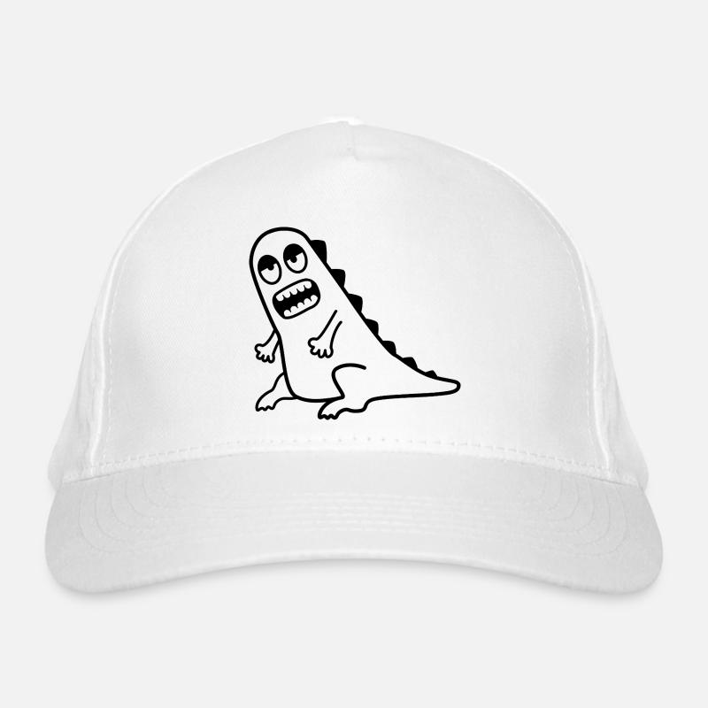 Dino Grrr – T-Rex, Nerd & Comic Style Bio-Baseballkappe