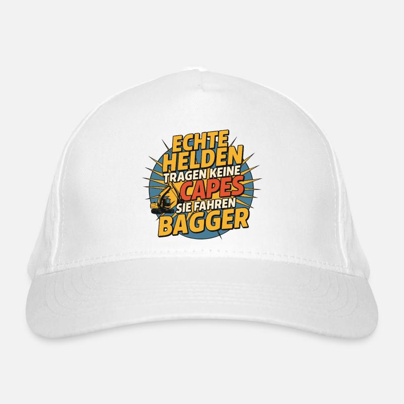 Les vrais héros font du BaggeR Casquette classique bio