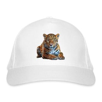 Jaguar - Bio-Baseballkappe - Weiß - Vorne