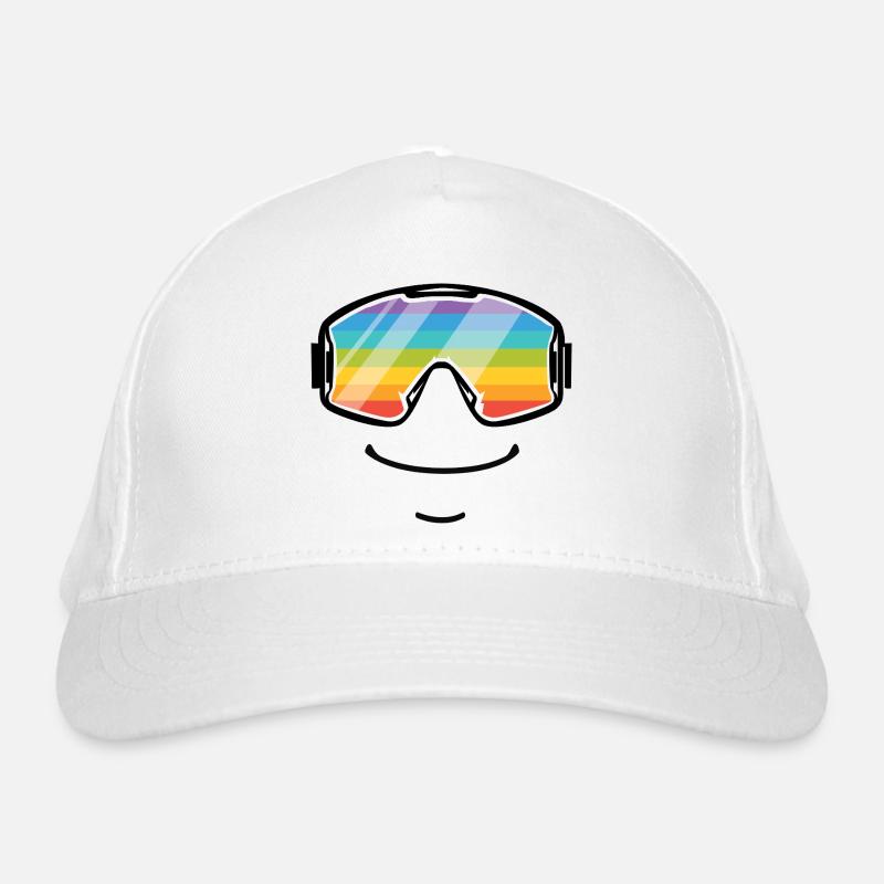 Ski Goggles Rainbow Smile Après-Ski Organic Baseball Cap