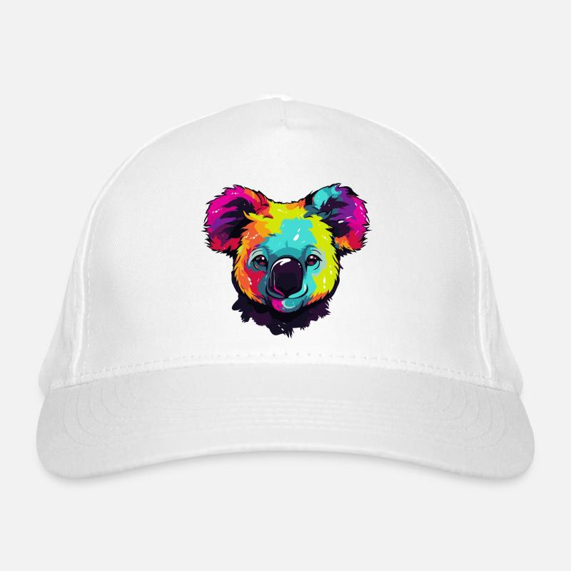 Pop Art Coloré de Koala Casquette classique bio