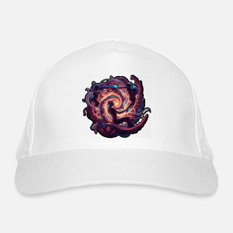 Dancing Cosmic Vortex Organic Baseball Cap
