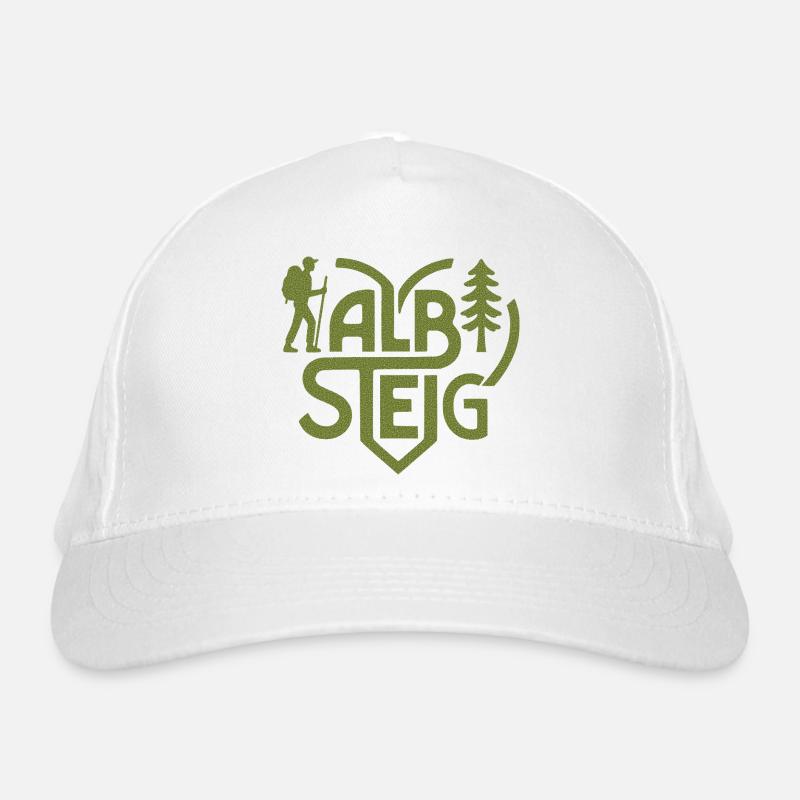 Albsteig Heart Forest Path Organic Baseball Cap