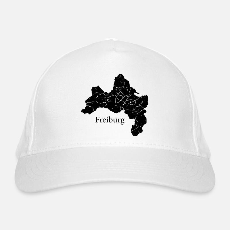 Freiburg Map Bio-Baseballkappe
