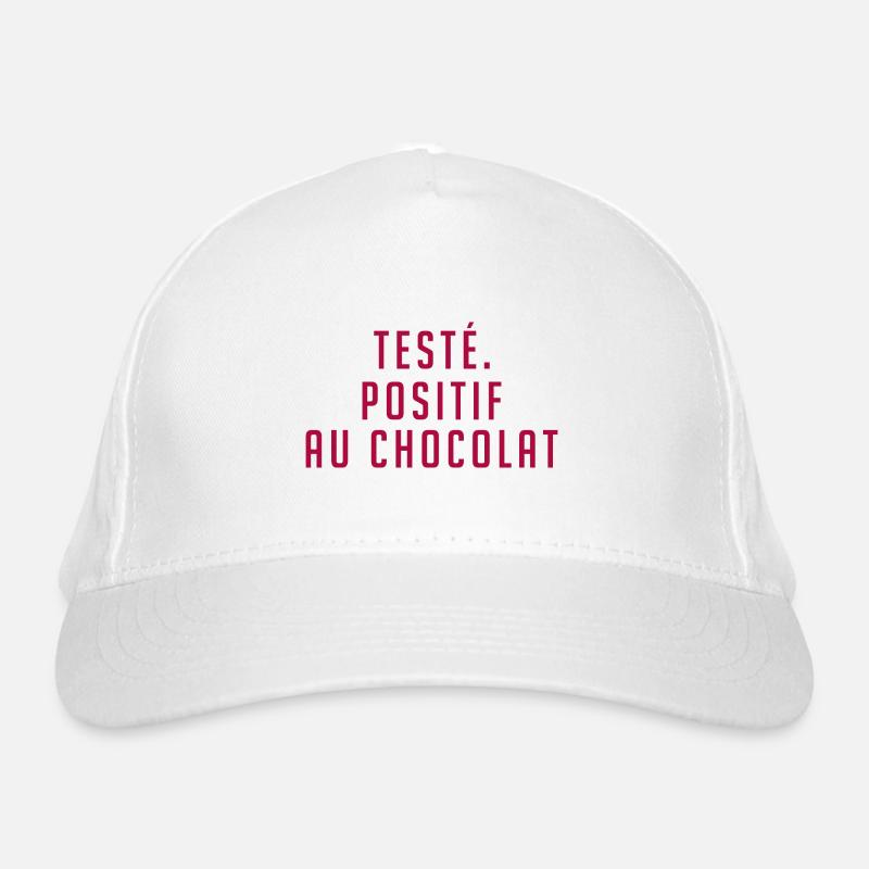 testé | positif au chocolat Casquette classique bio
