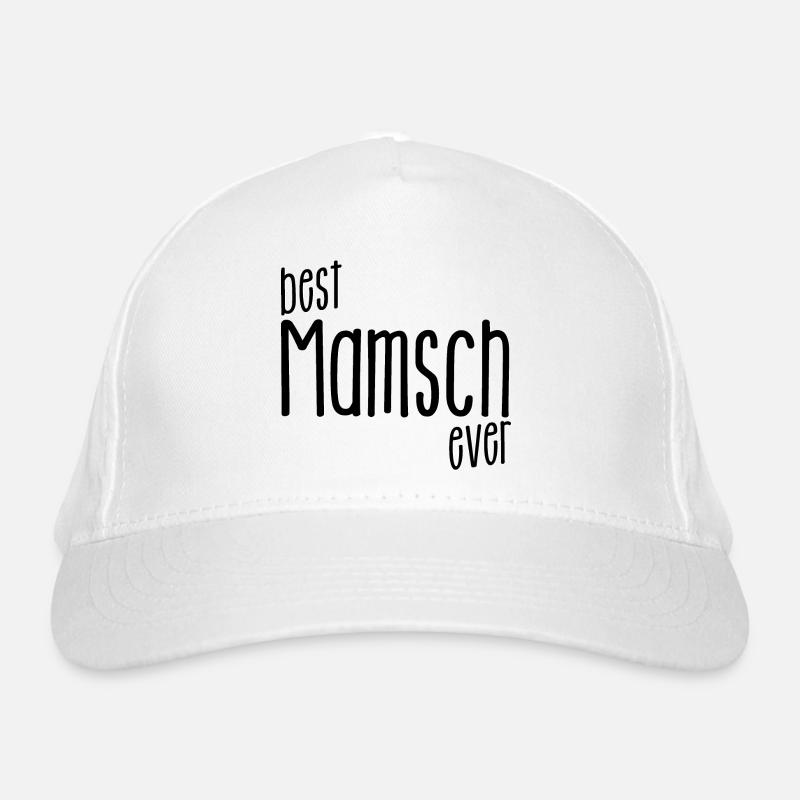 best Mamsch ever - Dialekt, beste Mutter der Welt Bio-Baseballkappe