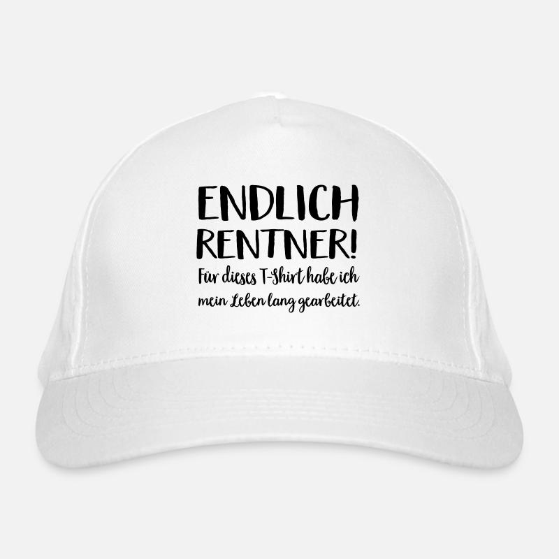 Rentner Bio-Baseballkappe