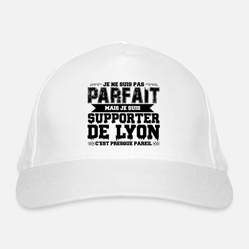 Je ne suis pas parfait mais je supporte Lyon Casquette classique bio