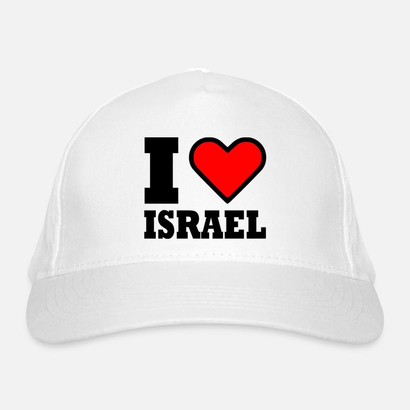 I love israel Organic Baseball Cap