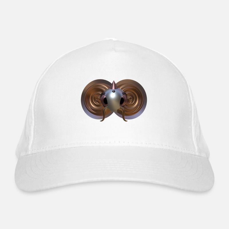 Alien Robot Organic Baseball Cap