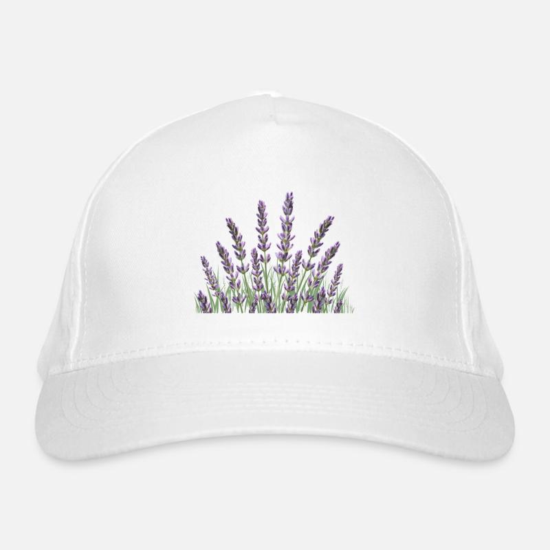Lavendelhalme Lavendel Bio-Baseballkappe
